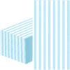 100 Pcs Blue and White Striped Paper Napkins - Disposable Blue Striped Dinner Napkins for Bathroom Wedding Birthday Baby Shower Picnic Party Supplies view 1