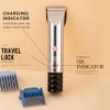 BarberBoss Professional Dog Grooming Kit, Dog Clippers, Cordless Low Noise Clippers for Thick Fur, Ceramic Blades, 8 Guide Combs, Rechargeable with USB Charging, LED Display view 2