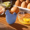 Renopfect Egg Separator - Practical Egg Filter, Kitchen White with Strainer & Filter for Baking, Kitchen and Catering view 2