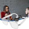 Ai Translation Glasses,Smart Eyewear for Travel Driving Meeting | Intelligent Stylish Eyewear with Lightweight Design for Language Reading Usage view 2