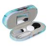 Holibanna Portable Eyeglass Case Travel Glasses Box, Leakproof Double Layers with Flocking Cloth, Stores Glasses and Lens in One Case view 1