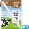 Viva Chocolate Flavoured Milk Drink - 27 x 200ml Cartons - Source of Calcium & Vitamin D - No Added Sugar - Long Life UHT - School Approved view 2