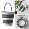 15/5/10L Portable Foldable Water Bucket Folding Buckets With Handle For Backpacking Camping Outdoor Fishing Household view 2