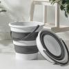 15/5/10L Portable Foldable Water Bucket Folding Buckets With Handle For Backpacking Camping Outdoor Fishing Household view 3
