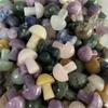 Natural Gemstone Quartz Crystal Mushroom Carved Decor Gift-Unakite Quartz-1Pc view 2