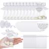 Fullhawl 202 Pcs 100 Sets Italian Wedding Favor Kit, No Almonds view 1