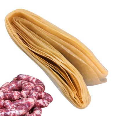 Curing Wraps Stuffing Cylinder Roll, Seasoned Meat Cover, Skinless Food Layer | Flexible Mold- Storage Sleeve, Large Diameter Air-Dried Structure Homemade Boudin, Chorizo, Bratwurst, Saveloy Pro
