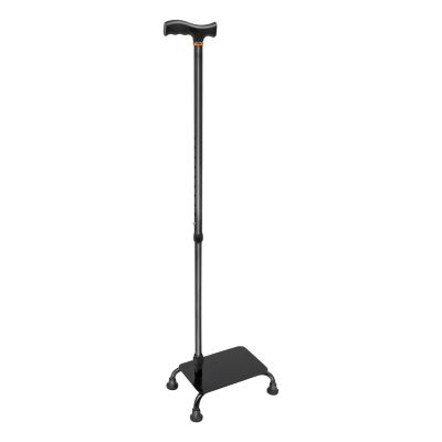 Stair Climbing Cane 2-in-1 Function Half Steps Walker Aid 4 Prong Base Adjustable Sticks Up and Down Stairs Assist Device 150kg Load Capacity for Elderly und Disabled