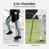 Stair Climbing Cane 2-in-1 Function Half Steps Walker Aid 4 Prong Base Adjustable Sticks Up and Down Stairs Assist Device 150kg Load Capacity for Elderly und Disabled view 4