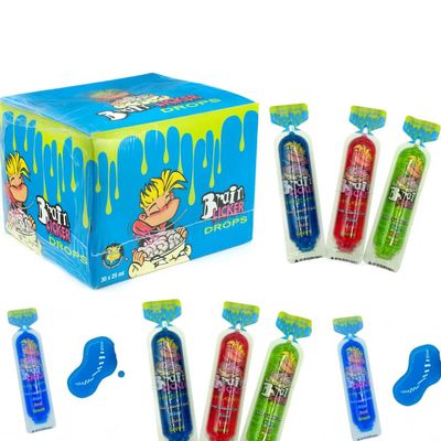 Brain Licker Sour Drops 30 x 25ml Full Box - Fruit Flavour Drops liquid Candy