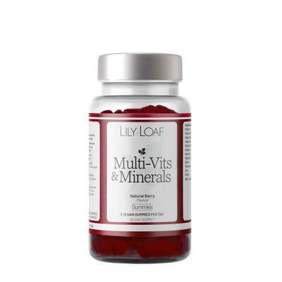 Lily & Loaf Multivitamin & Mineral Gummies 60 Vegan Gummies, 30-Day Supply Natural Berry Flavor Immune Support & Energy Boost
