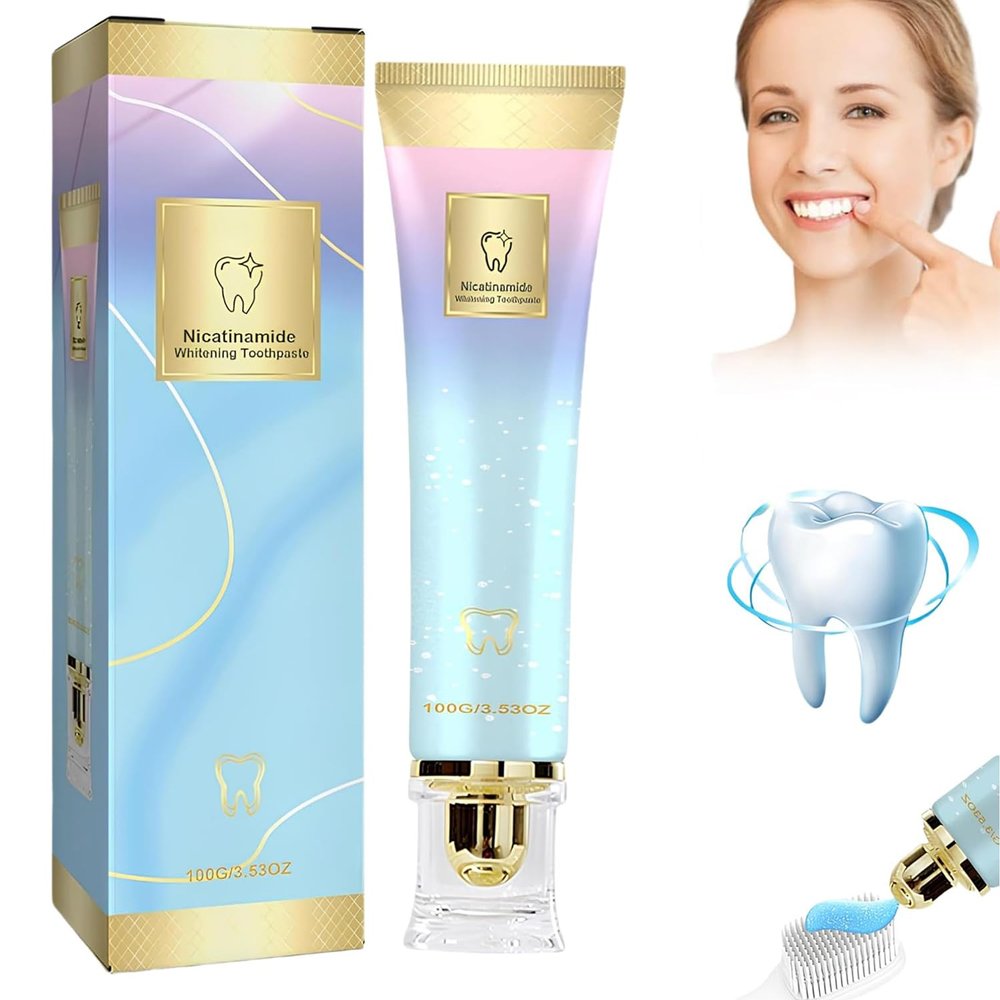 2025 Intensive Whitening Toothpaste, Whitening Toothpaste, Stain Removal Natural, Complete Care, Intensive Stain Removal & Complete Care (1PCS)