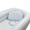 Inflatable Bathtub Kit with Air Pump - Portable PVC Washing System for Bedridden Patients, Disabled and Elderly Care view 4