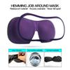 1Pcs 3D Sleep Mask Natural Sleeping Eye Mask Eyeshade Cover Shade Eye Patch Women Men Soft Portable Blindfold Travel Eyepatch(Black_3PCS) view 3