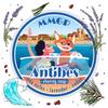 "DATE IN ANTIBES" (MMGP) VEGAN ARTISAN SHAVING SOAP - Made in UK - Sea Notes, Lavender & Cedar - 7 Natural Butters - ALL NATURAL INGREDIENTS - 100g view 1