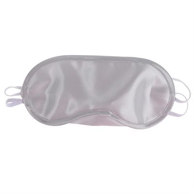 1/2/3/4PCS Silk Eye Mask Eyeshade Cover Shade Soft Blindfold Travel Eyepatch Natural Sleeping Eye Patch Sleep Mask Women Men(Silver_4PCS)