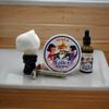 "AFTERNOON AT THE TAILORS" (MMGP) VEGAN ARTISAN SHAVING SOAP - Made in UK - Mandarin Orange, Bergamot & Cardamom - 7 Natural Butters - ALL NATURAL INGREDIENTS - 100g view 3