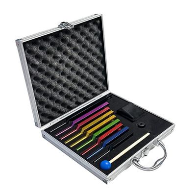Pesfehhy 1Set 9 Tuning Forks for Healing, Sound Healing Body Retention with Aluminum Gift Box Tuning Fork Set Chakra Tuning Fork Set