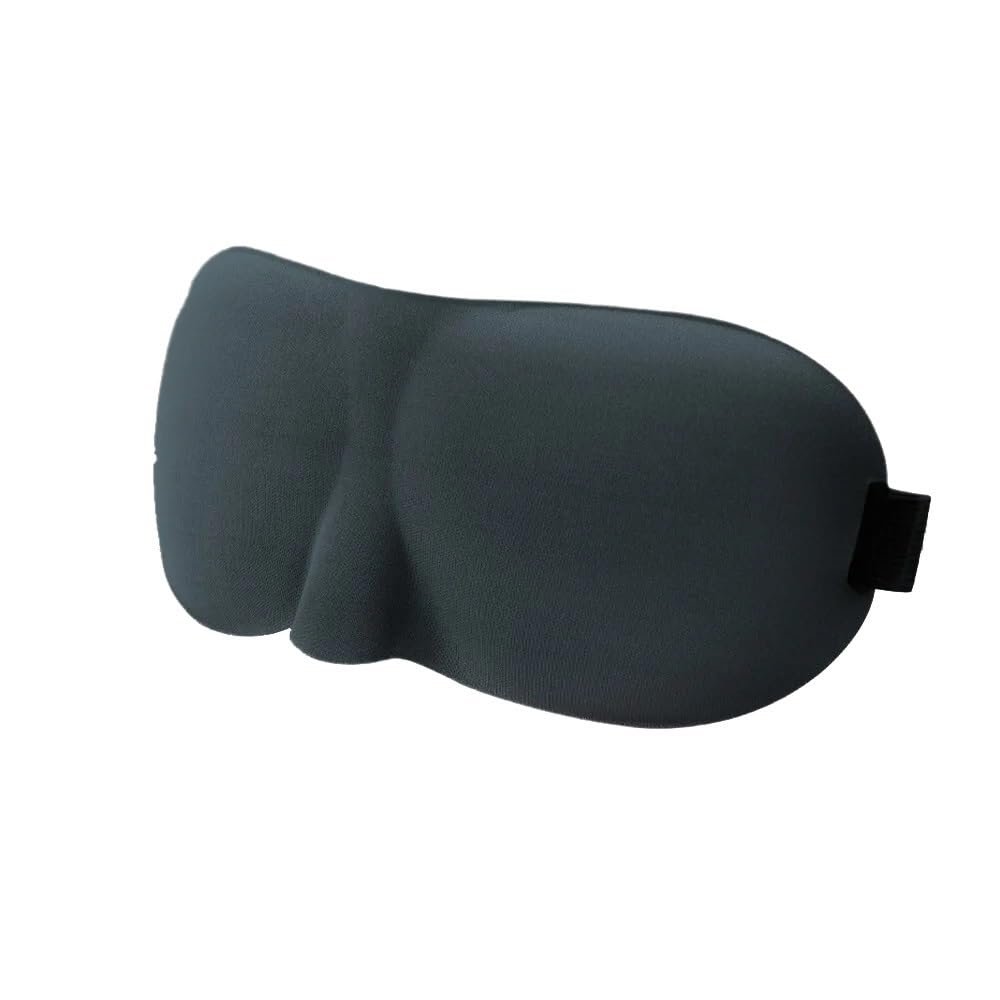 1/2/3/4PCS Eye Mask for Sleeping 3D Contoured Cup Blindfold Concave Molded Night Sleep Face Masks Block Out Light with Women Men Eyepatch(Dark Grey_4PCS)