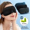 1/2/3/4PCS Eye Mask for Sleeping 3D Contoured Cup Blindfold Concave Molded Night Sleep Face Masks Block Out Light with Women Men Eyepatch(Dark Grey_4PCS) view 2