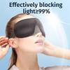1/2/3/4PCS Eye Mask for Sleeping 3D Contoured Cup Blindfold Concave Molded Night Sleep Face Masks Block Out Light with Women Men Eyepatch(Dark Grey_4PCS) view 4