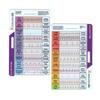 ECG/EKG Rhythm Pocket Card Acrylic 7 Step Ruler Portable ECG EKG Reference Guide view 1