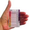 ECG/EKG Rhythm Pocket Card Acrylic 7 Step Ruler Portable ECG EKG Reference Guide view 2