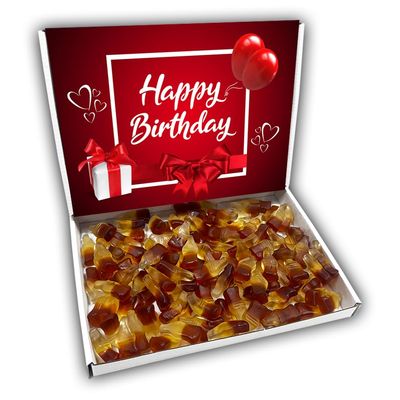 Cola Bottles Gift Box Hamper Birthday Present (BIRTHDAY RED)
