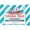 12x Fisher-Man's Friend Spearmint Lozenges Sugar-Free, Vegan, Halal, Gluten-Free, Kosher, Refreshing Mint Taste, Breath Freshener, Throat Soother, 25g | SterlingSquare view 1