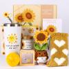10Pcs Sunshine Gift for Women - Unique Care Package with Sunflower Gifts, Friendship Box of Sunshine for Mom Sister Wife, Get Well Soon & Birthday Present, Self Care Basket for Women Recovery view 1