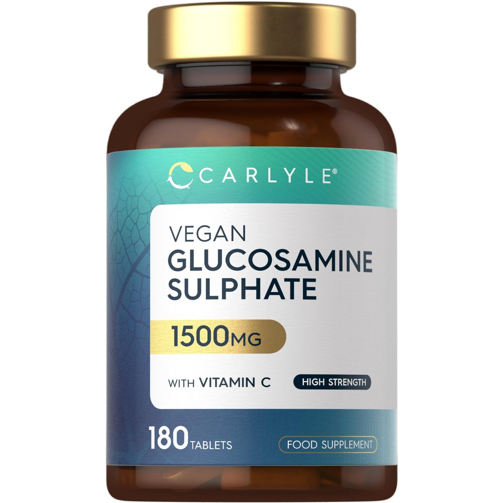 Vegan Glucosamine Sulphate 2KCl 1500mg - with 24mg Vitamin C
