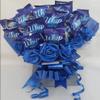 Luxury Chocolate & Flower Bouquet Gift Nut-Topped Whipped Chocolates with Roses | Birthday, Mothers Day, Anniversary, Thank You Present | Gourmet Candy Arrangement for Women & Men view 1