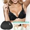 Female Lingerie Inserts - Textile Padding, Cute Cups, Anatomical Cushion, Invisible Correctors Against Breast Disorders During Outings or Intimate Moments in May, The Bras Bes view 3