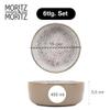 Moritz & Moritz Alhambra 6 x cereal bowls, mousse, stylish and robust porcelain bowls set for cereal, soups and salads, dishwasher safe, microwave safe, for everyday use view 2