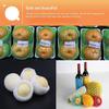 FUWQEPA 50pcs Fruit Mesh Cover, Seven Color 14x7cm Shockproof Protective Cover Vegetable Packaging Orange Kiwi Grape Anti-Squeeze Bag view 4