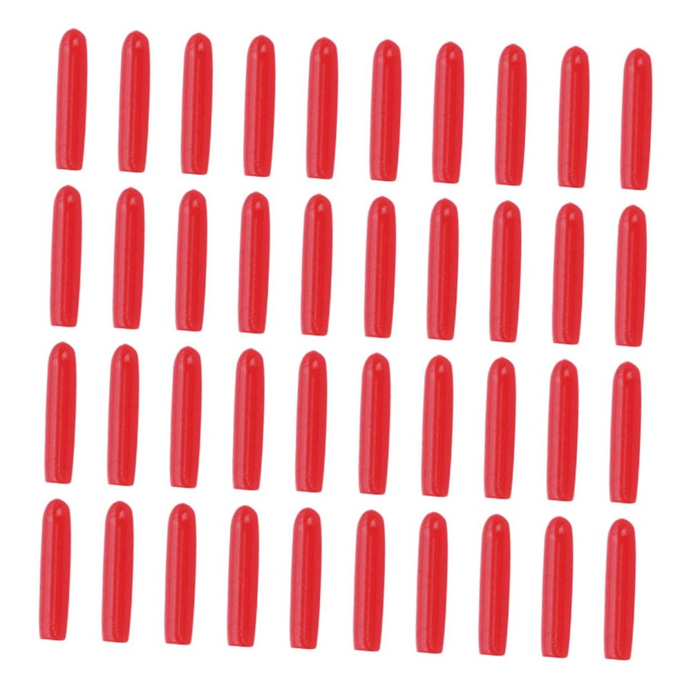 BATHVEVE Silicone Tweezers Protective Covers Red for Eyelash Crafting Process 120pcs Non-Slip Tweezers Cover Caps, Lightweight and Easy to Store for Precision Tool Protection