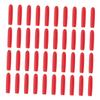 BATHVEVE Silicone Tweezers Protective Covers Red for Eyelash Crafting Process 120pcs Non-Slip Tweezers Cover Caps, Lightweight and Easy to Store for Precision Tool Protection view 1