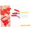 BATHVEVE Silicone Tweezers Protective Covers Red for Eyelash Crafting Process 120pcs Non-Slip Tweezers Cover Caps, Lightweight and Easy to Store for Precision Tool Protection view 3