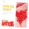 BATHVEVE Silicone Tweezers Protective Covers Red for Eyelash Crafting Process 120pcs Non-Slip Tweezers Cover Caps, Lightweight and Easy to Store for Precision Tool Protection view 4