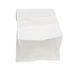 100Pcs Bag Food Grade Kraft Oil Proof Large Capacity White Set Kit for Shop 215x120x70mm / 8.46x4.72x2.76in S Use Oven Refrigera BagBakery Bag Lu BagKraft BagKraft BagRetail (215x120x70mm) view 1