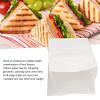 100Pcs Bag Food Grade Kraft Oil Proof Large Capacity White Set Kit for Shop 215x120x70mm / 8.46x4.72x2.76in S Use Oven Refrigera BagBakery Bag Lu BagKraft BagKraft BagRetail (215x120x70mm) view 2