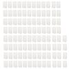 100Pcs Bag Food Grade Kraft Oil Proof Large Capacity White Set Kit for Shop 215x120x70mm / 8.46x4.72x2.76in S Use Oven Refrigera BagBakery Bag Lu BagKraft BagKraft BagRetail (215x120x70mm) view 3