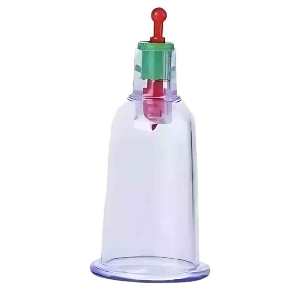 100 Qty Cupping Cups Therapy Cupping Set Household Pull Out Vacuum Cupping, Medical Hijama Suction Acupuncture, Massage for Back/Neck Pain Muscle Relief