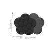 DEARMAMY 2 Pairs High Heels Insoles Cushioning Pads for Women Shoe Inserts Forefoot Pads Comfortable Ball of Foot Cushions view 2