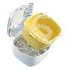 Denture Cups Soaking, Leak Proof Denture Cleaning, 3.74x3.74in Retainer Cleaning Box, Denture Bath Cup, Mouth Guard Case for Home, Offices, Car, Travel, Convenient, Portable view 1