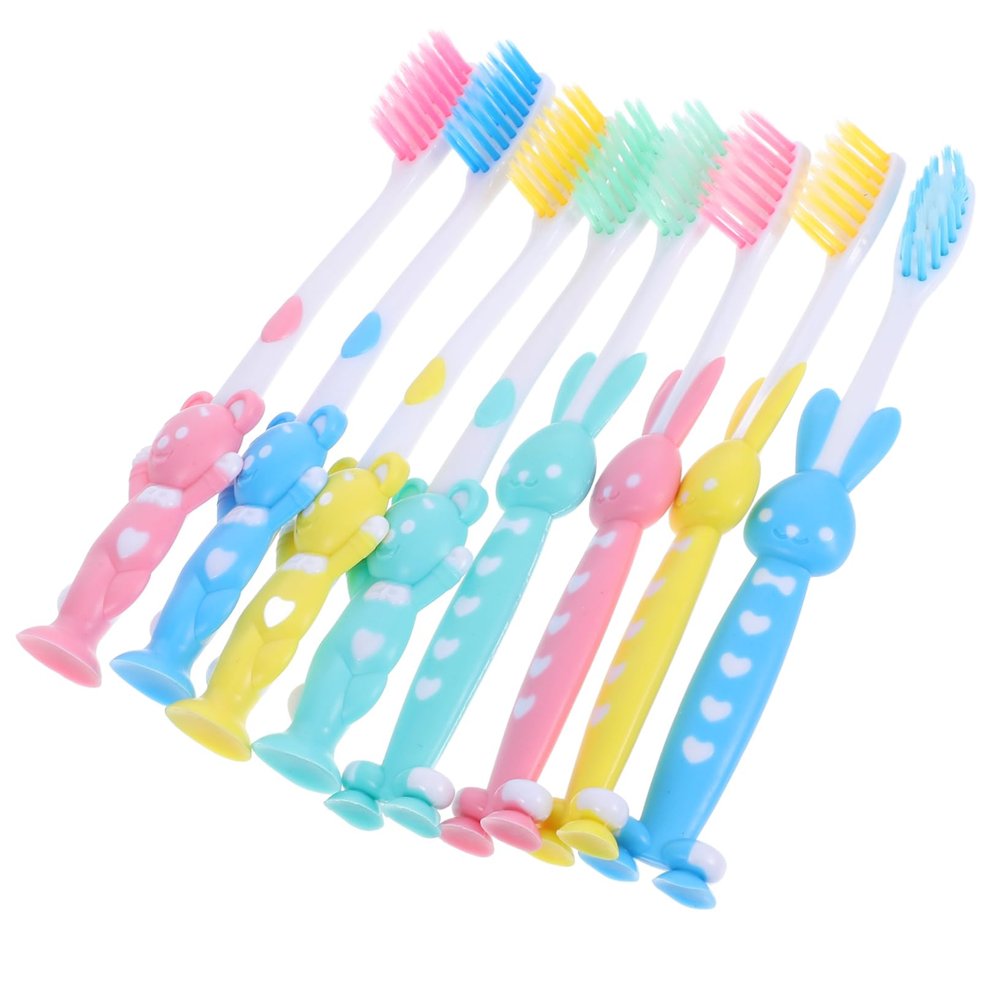 Vaguelly 32pcs Bulk Boys and Girls Toothbrushes Soft Toothbrush for Childrens Daily Use Boys and Girls