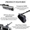 Solar Panel Cleaner Brush, Solar Panel Cleaning Kit, With 360 Rotating Brush Head and 36.0mm Diameter Telescopic Rod, 60cm Cleaning Range, 300rpm/Min, Suitable for Cleaning Solar Panels,5.5m view 4