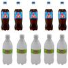 Limca & Thums Up Combo Pack 5 x Limca 250ml + 5 x Thums Up 250ml Pet Bottles Refreshing Indian Soft Drinks Bold Cola & Lime Flavours Ready to Drink Beverage view 1