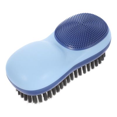 DEARMAMY Multifunctional Laundry Brush Double-sided Soft Brush for Clothes and Shoes Cleaning for Household
