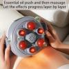 McbeAn Stomach Massager, Electric Abdominal Massager with Hot Compress Function, 30mm Bianstone Deep Massage, 3 Levels Intensity Adjustable, Clockwise/Counterclockwise Kneading, Promote Metabolism view 2
